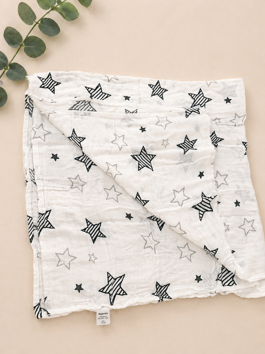 Starry Night Muslin Swaddle