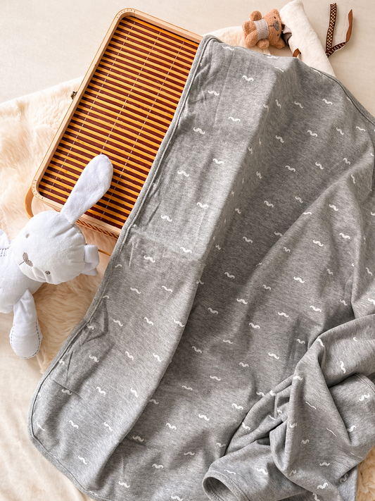 Grey Mustache Muslin