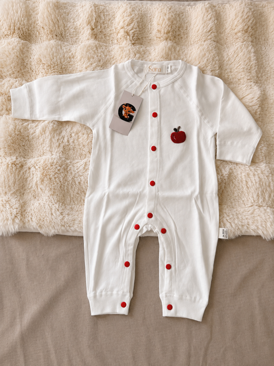 Little Apple White Romper