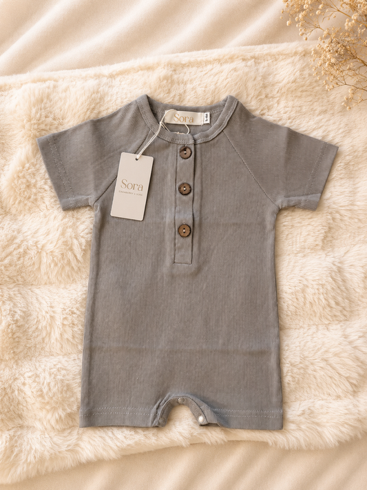 Pebble Ribbed Romper