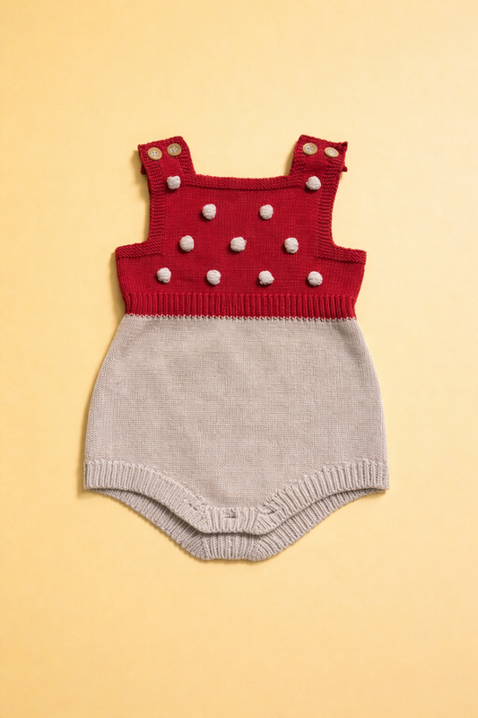 Berry Dot Romper