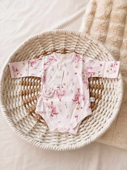 Blush Swan Ballet Romper