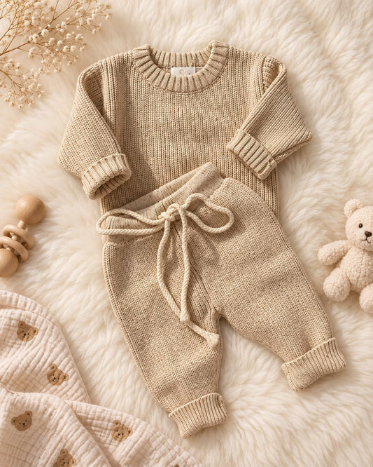 Oatmeal Knit Co-ord Set