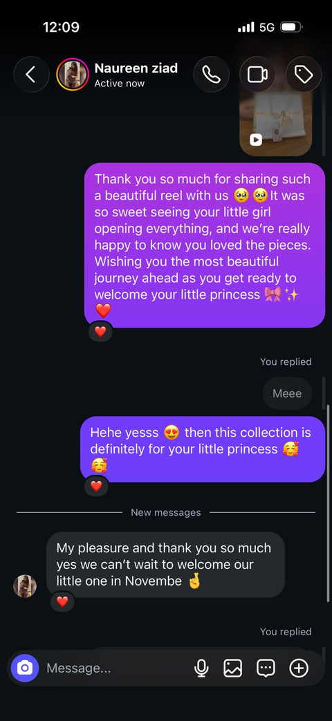 Naureen · A lovely message