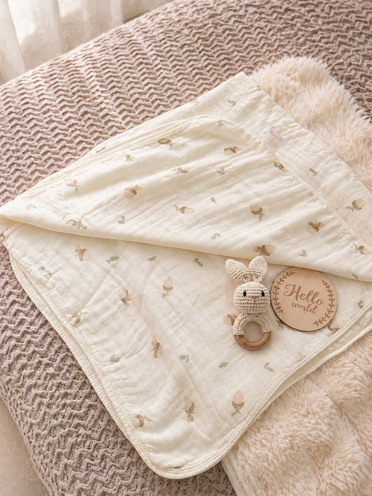 Acorn Woods Bamboo Cotton Blanket